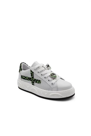 Kadın Sneaker Hakiki Deri Ayakkabı 107Y24K12303