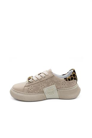 Kadın Sneaker Hakiki Deri Ayakkabı 107Y24K12300