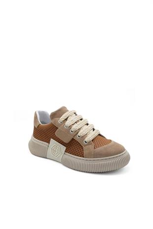 Kadın Sneaker Hakiki Deri Ayakkabı 107Y24K12301