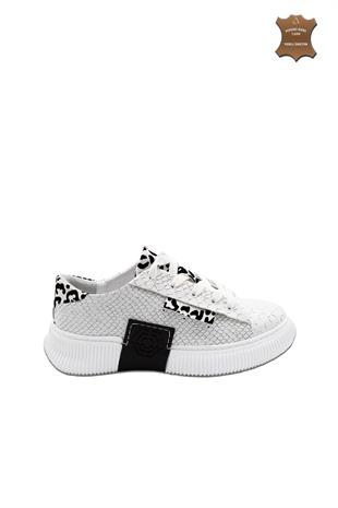 Kadın Sneaker Hakiki Deri Ayakkabı 107Y24K12305
