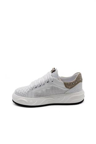 Kadın Sneaker Hakiki Deri Ayakkabı 107Y24K12302