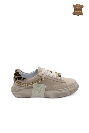 Kadın Sneaker Hakiki Deri Ayakkabı 107Y24K12300