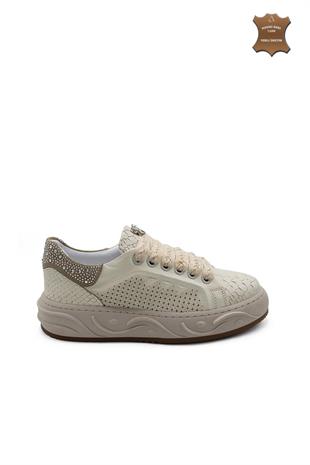 Kadın Sneaker Hakiki Deri Ayakkabı 107Y24K12302