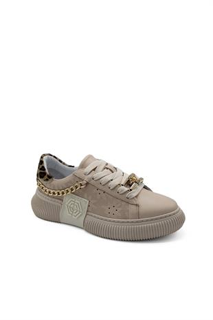 Kadın Sneaker Hakiki Deri Ayakkabı 107Y24K12300