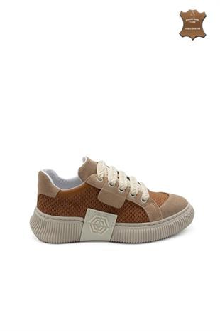 Kadın Sneaker Hakiki Deri Ayakkabı 107Y24K12301