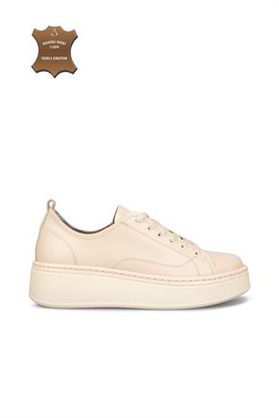 Kadın Sneaker Hakiki Deri Ayakkabı 121Y25K13300
