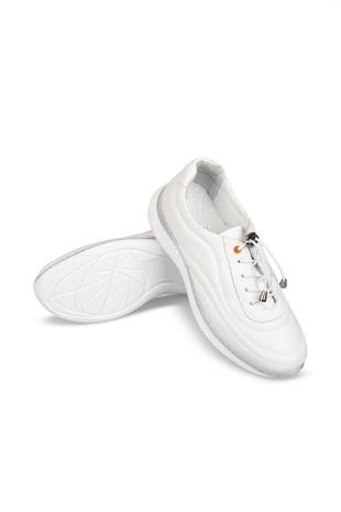 Kadın Sneaker Hakiki Deri Rahat Ayakkabı 122Y25K13504