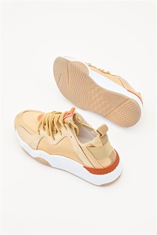 Kadın Sneaker Suni Deri Ayakkabı 064Y22K10305