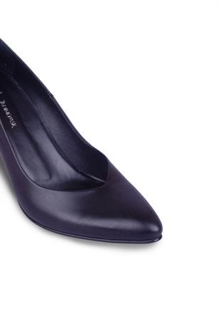 Kadın Stiletto Hakiki Deri Ayakkabı 052Y25K10038