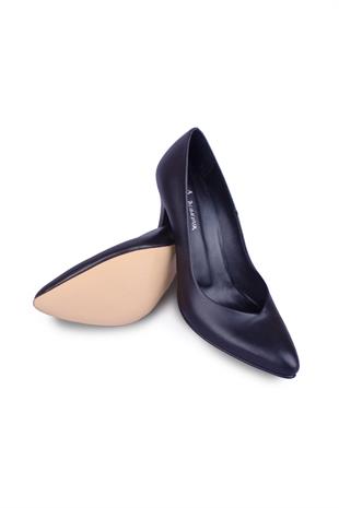 Kadın Stiletto Hakiki Deri Ayakkabı 052Y25K10038