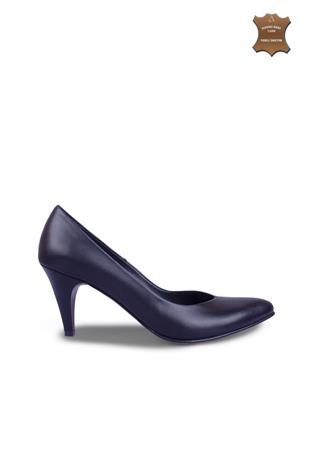 Kadın Stiletto Hakiki Deri Ayakkabı 052Y25K10038