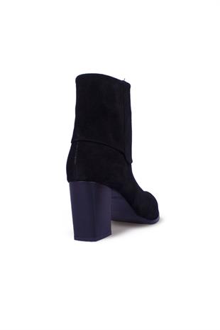 Kadın Topuklu Bot Hakiki Deri Ayakkabı 074K25K11055