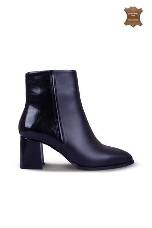 Kadın Topuklu Bot Hakiki Deri Ayakkabı 084K25K11308