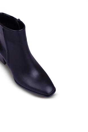 Kadın Topuklu Bot Hakiki Deri Ayakkabı 084K25K11308