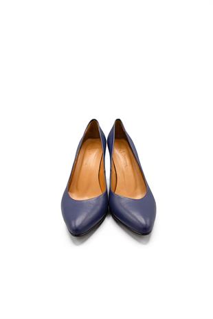 Kadın Topuklu Hakiki Deri Ayakkabı 052Y24K10033