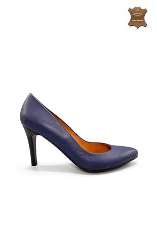 Kadın Topuklu Hakiki Deri Ayakkabı 052Y24K10033