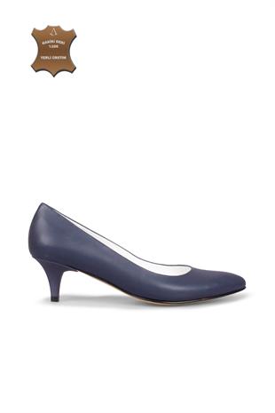 Kadın Topuklu Hakiki Deri Ayakkabı 052Y24K10035