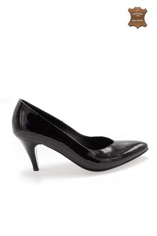 Kadın Topuklu Stiletto Hakiki Deri Ayakkabı 052Y21K10002