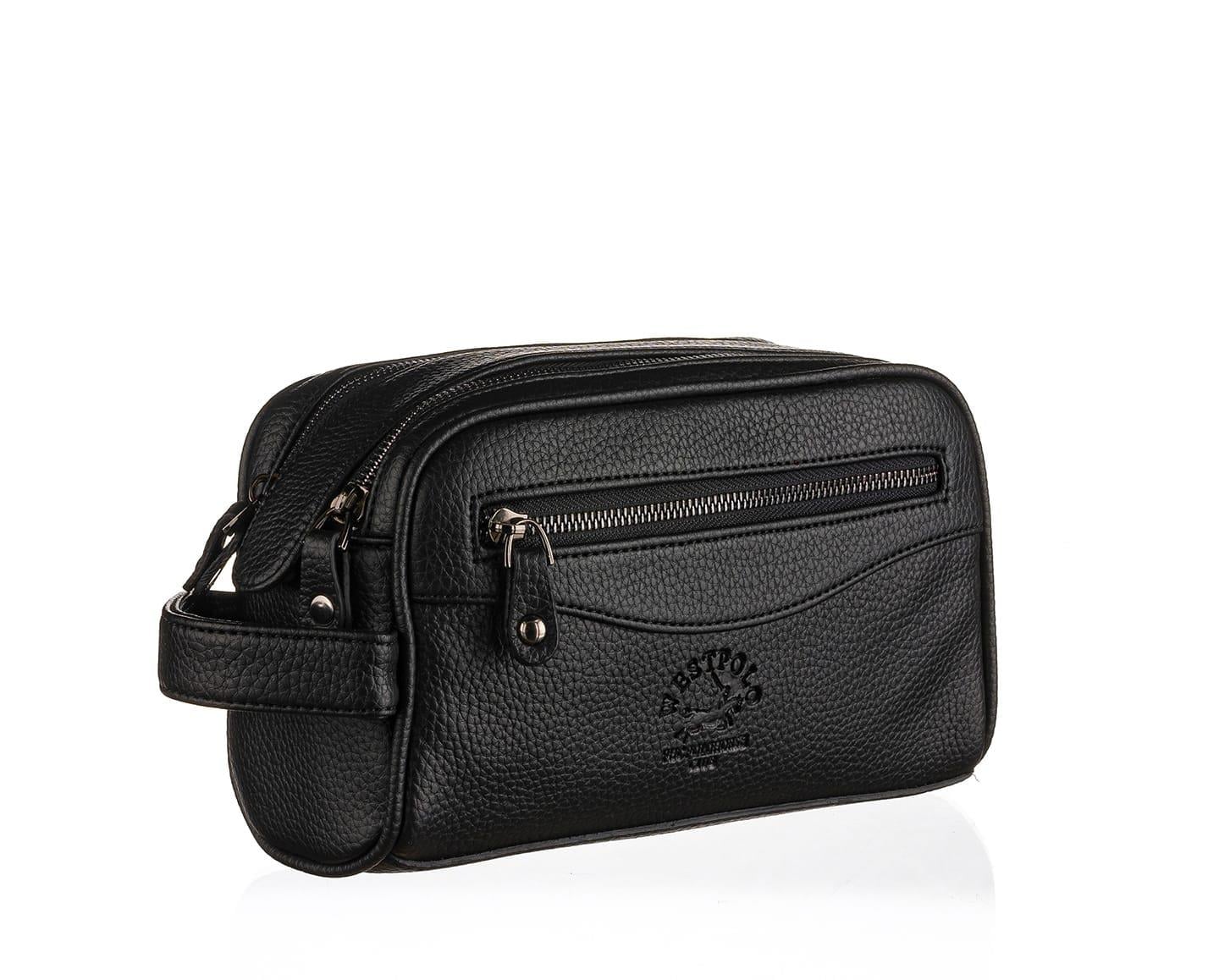 NL6055-SİYAHWestpolo Suya Dayanıklı Unisex El Çantası Portföy-Siyah