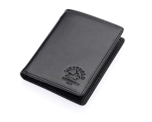 NL1903-SİYAHWestpolo Alde Hakiki Deri Bol Kredi Kart Bölmeli Erkek Cüzdan - Siyah