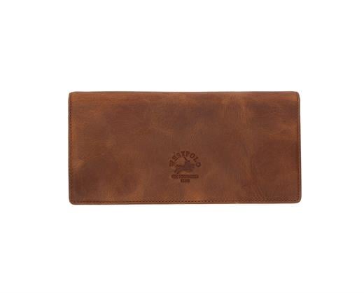 NL2724C-G2TABAWestpolo Unisex Hakiki Eskitme Deri Telefon Bölmeli Mıknatıslı Kapaklı Uzun Cüzdan, El Portföyü