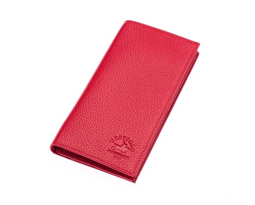 NL877-KIRMIZIWestpolo Bard Bol Kart Kapasiteli Hakiki Deri Telefon Bölmeli Unisex Uzun Cüzdan - Kırmızı