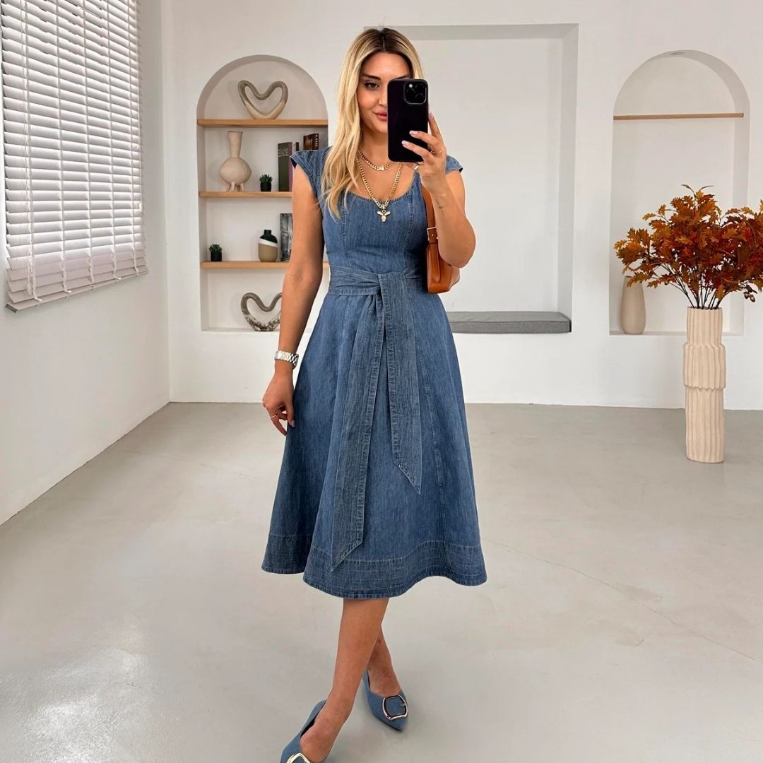Denim Elbise Kombini Nasıl Yapılır?