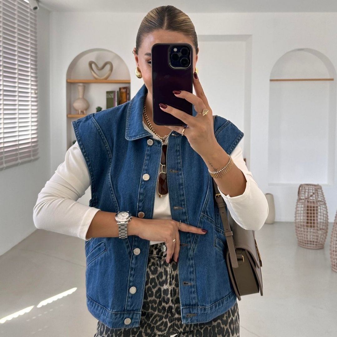denim yelek