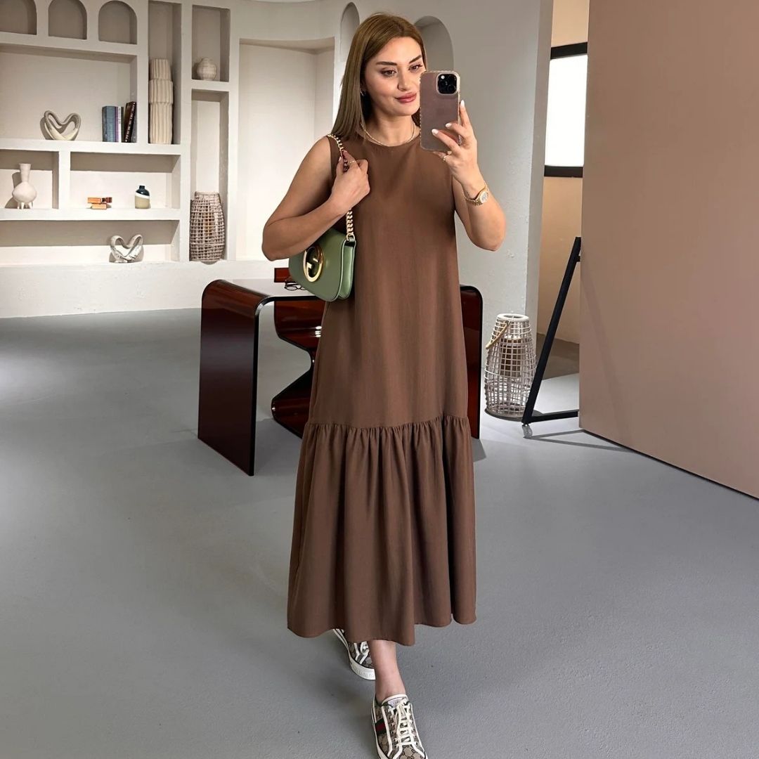 volanlı elbise