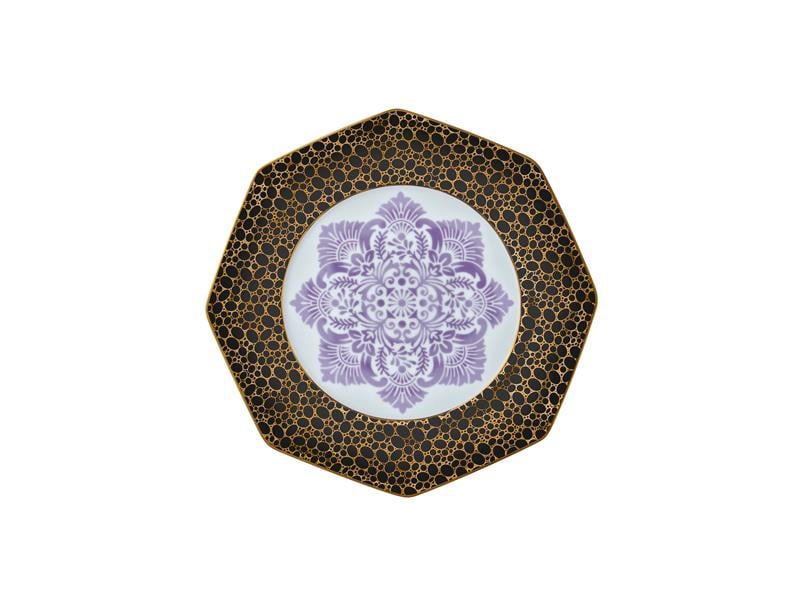 Blooming Baroque - Pasta Tabağı 17 cm Mor