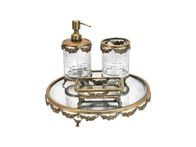 BOUQUET ANTIQUE BRASS BANYO TAKIMI