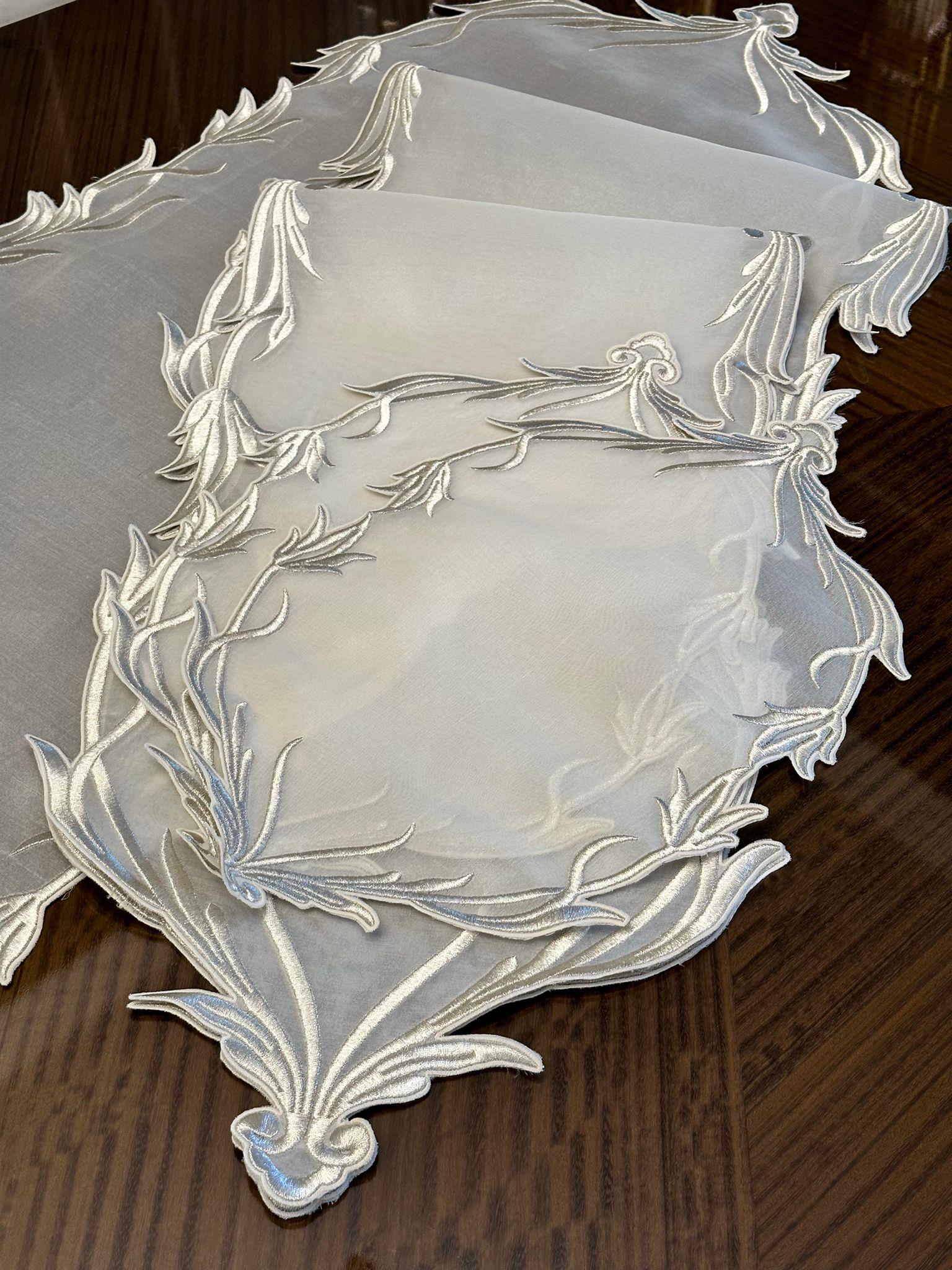 Fransız Dantelli Eyfel Model 5 Parça Salon Takımı