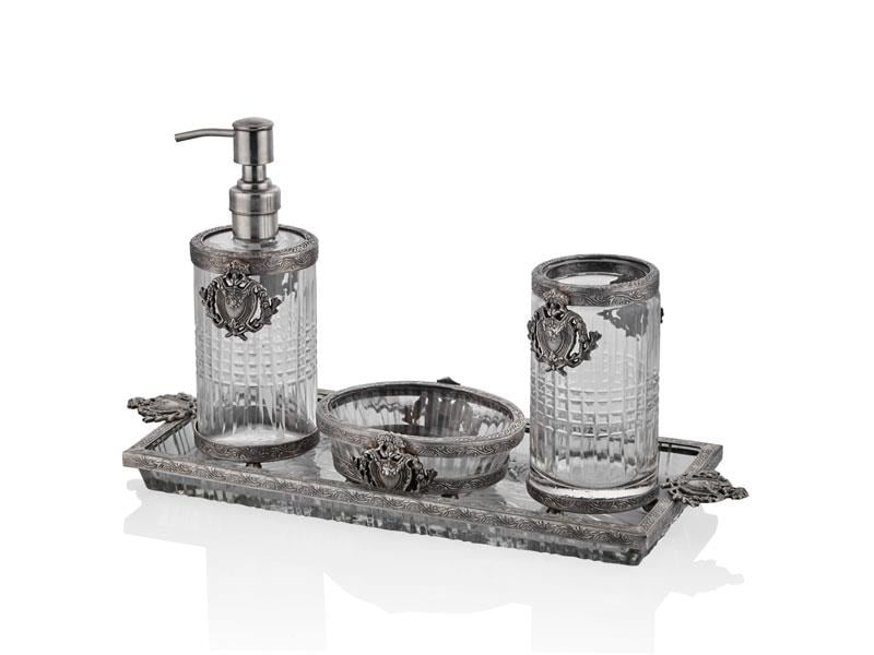 HERALDRY ANTIQUE SILVER BANYO TAKIMI