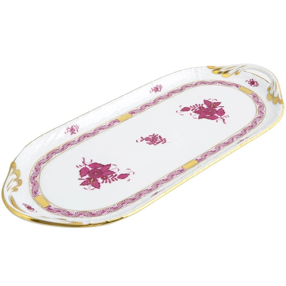 HEREND APPONYİ PEMBE TEPSİ