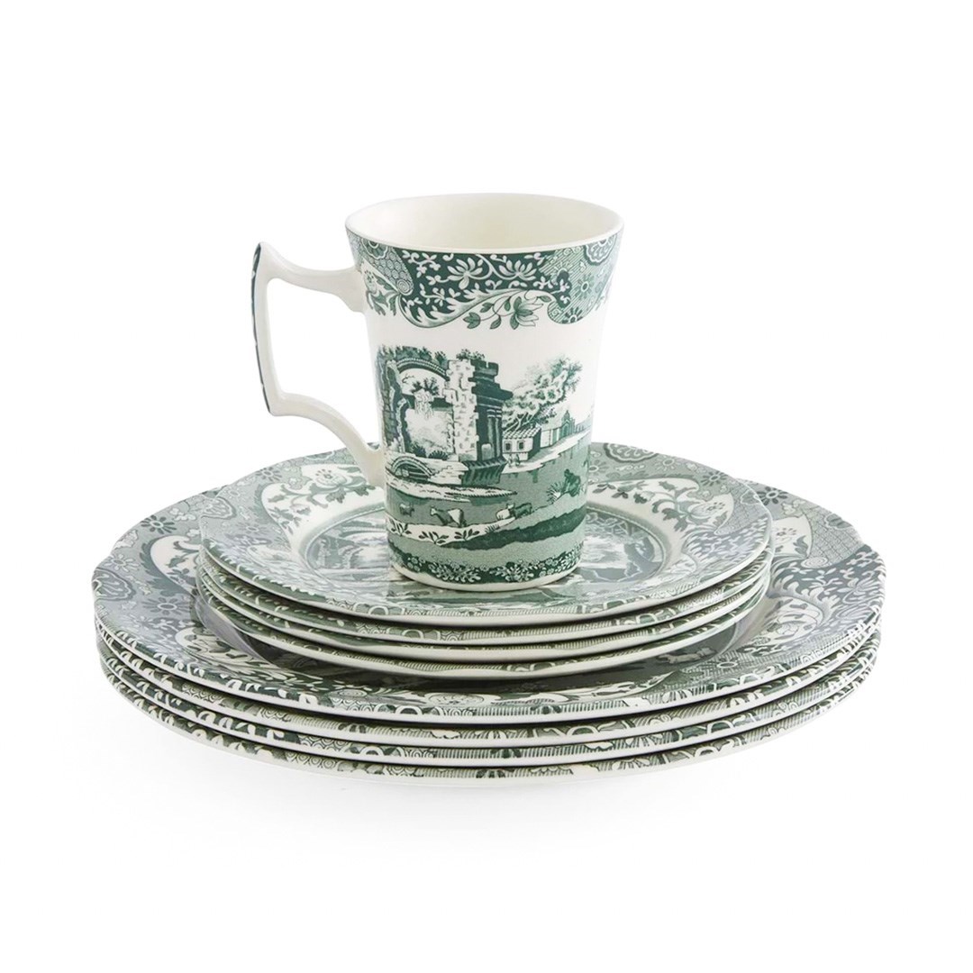 Heritage Green Italian 12 Parça Yemek Seti