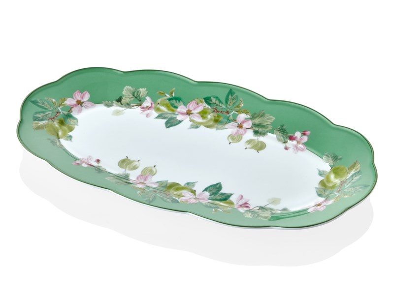 Horticool Green - Büyük Kayık Tabak 35 cm