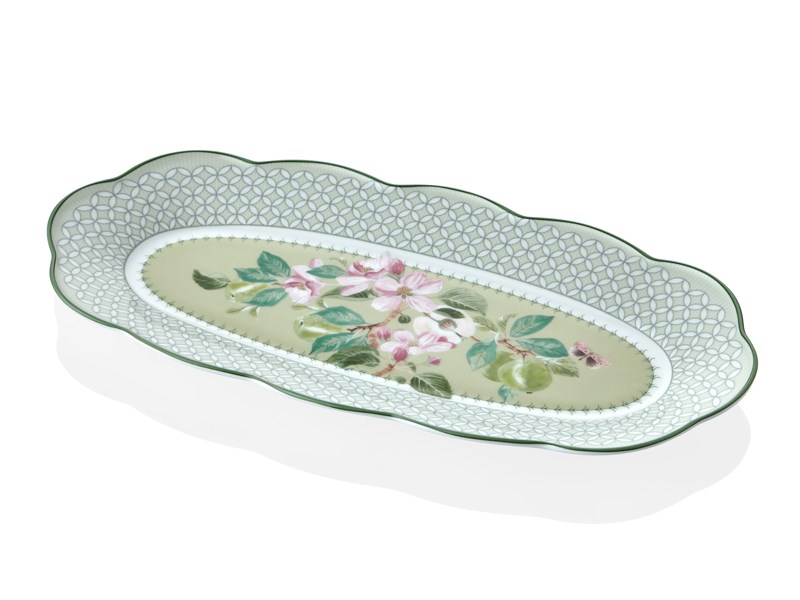 Horticool Green - Küçük Kayık Tabak 30 cm