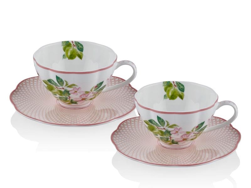 Horticool Pink - 2li Kahve Fincanı Seti