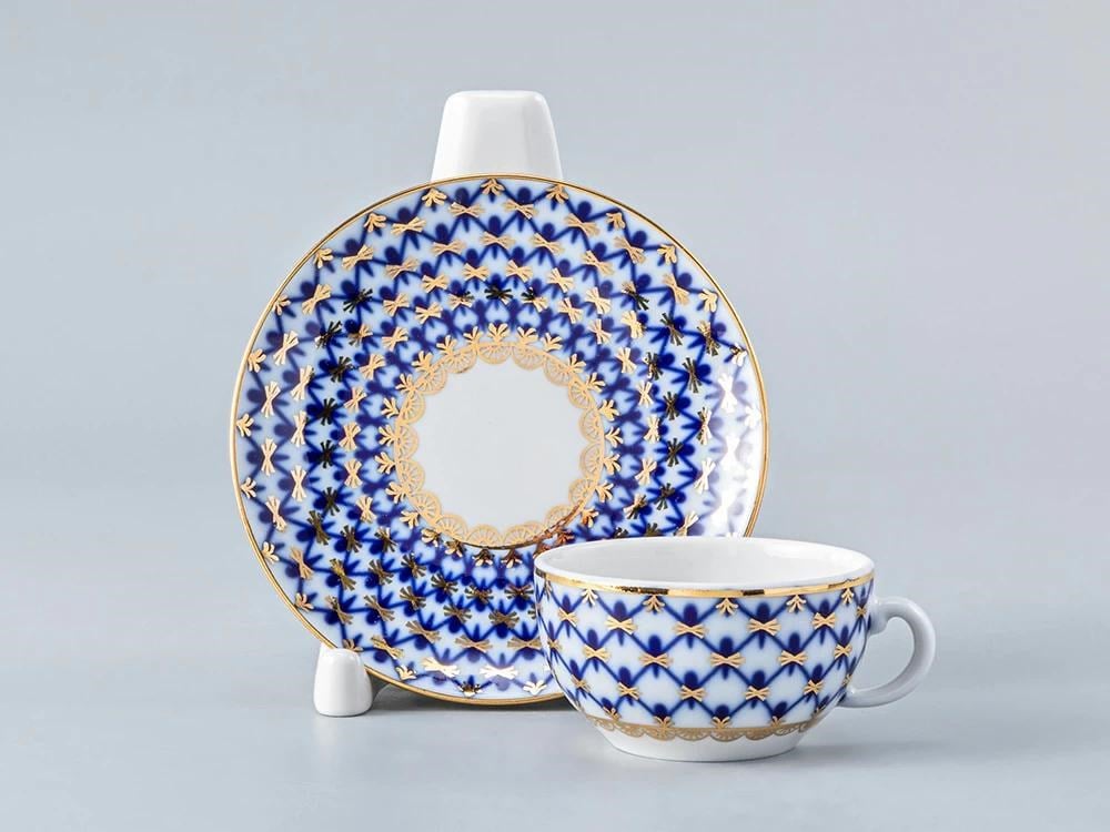 IMPERIAL 3 PARÇALI ÇAY SETİ DALGA GÜL AĞ