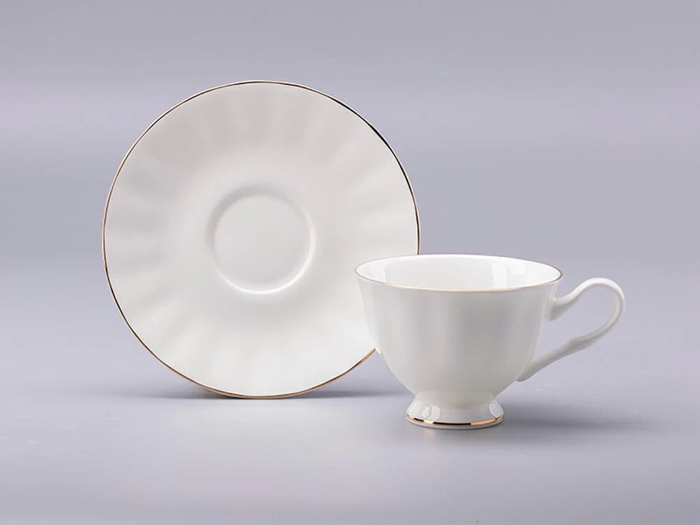 IMPERIAL ÇAY FİNCANI VE FİNCAN TABAĞI NEGA ALTIN ŞERİT