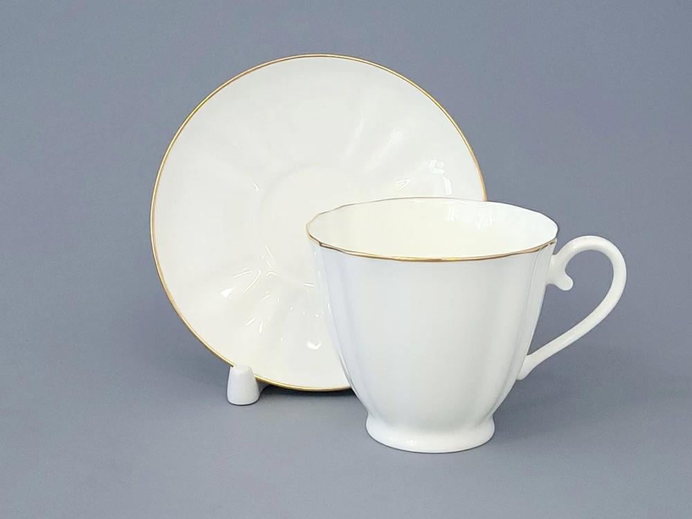 IMPERIAL ÇAY FİNCANI VE FİNCAN TABAĞI KARANFİL ALTIN KENAR 7