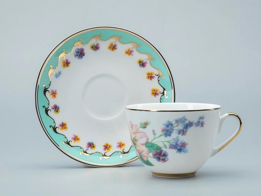 IMPERIAL ÇAY FİNCANI VE FİNCAN TABAĞI. BAHAR-2. FLORANIN GÜLÜMSEMESİ 2