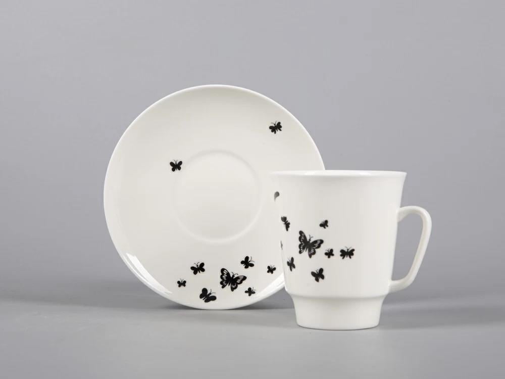 IMPERIAL COFFEE CUP AND SAUCER. MAYSKAYA. MOTHS 165 ML