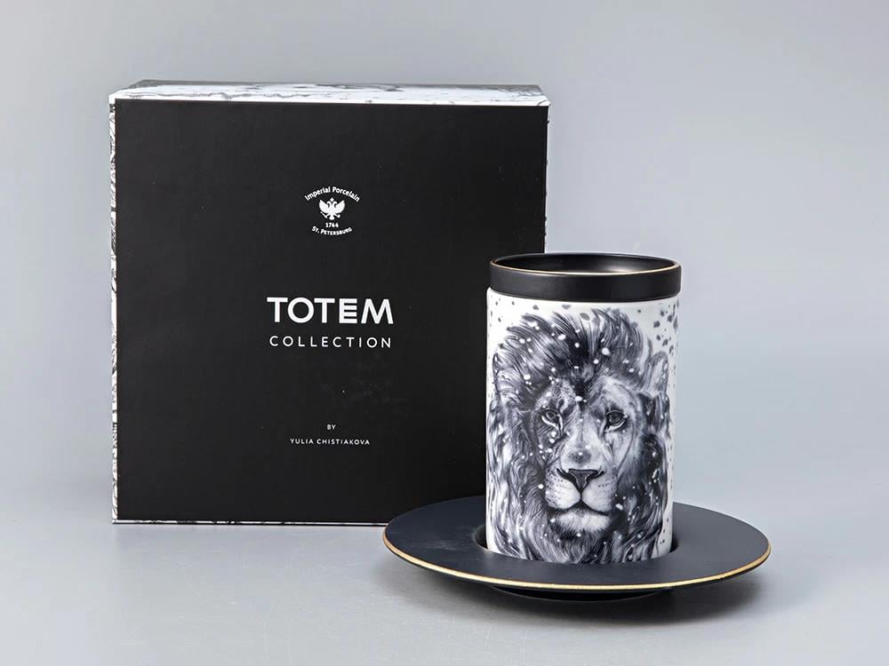 IMPERIAL KAPAKLI VE TABAKLI KUPA / HEDİYE KUTUSU KAPAĞI TOTEM ASLAN 1/3
