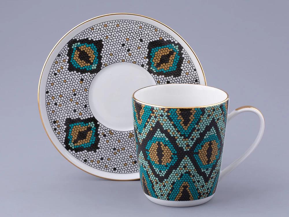 IMPERIAL TABAKLI ÇAY FİNCANI BOA ÇANI YEŞİL