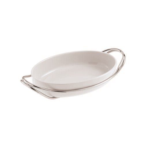 KULPLU OVAL PORSELEN SERVİS 39 CM