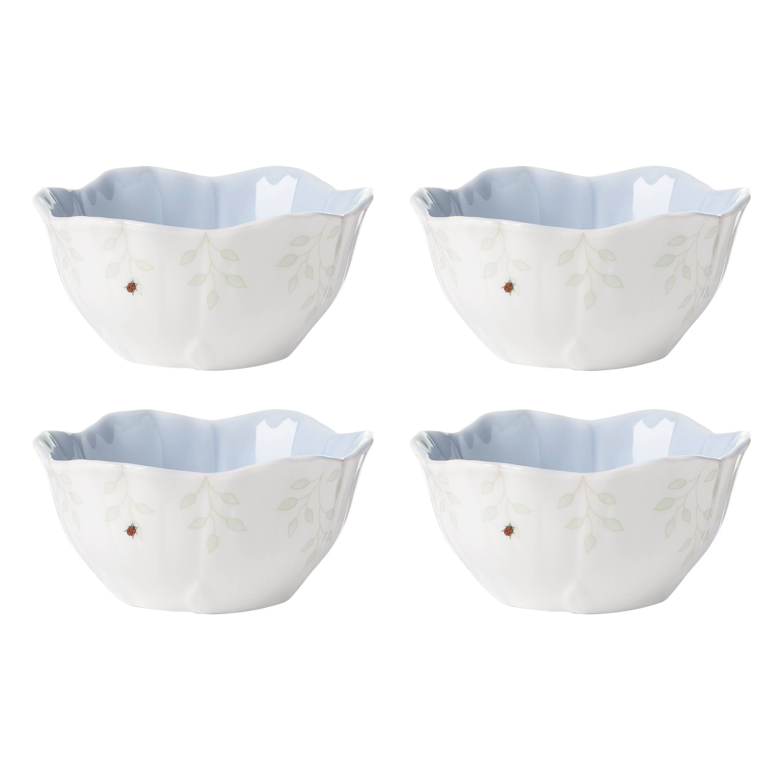 LENOX BUTTERFLY - KOMP./SALATA KASESI, 4'LU SET, MAVI, 0,27 L, 12 CM