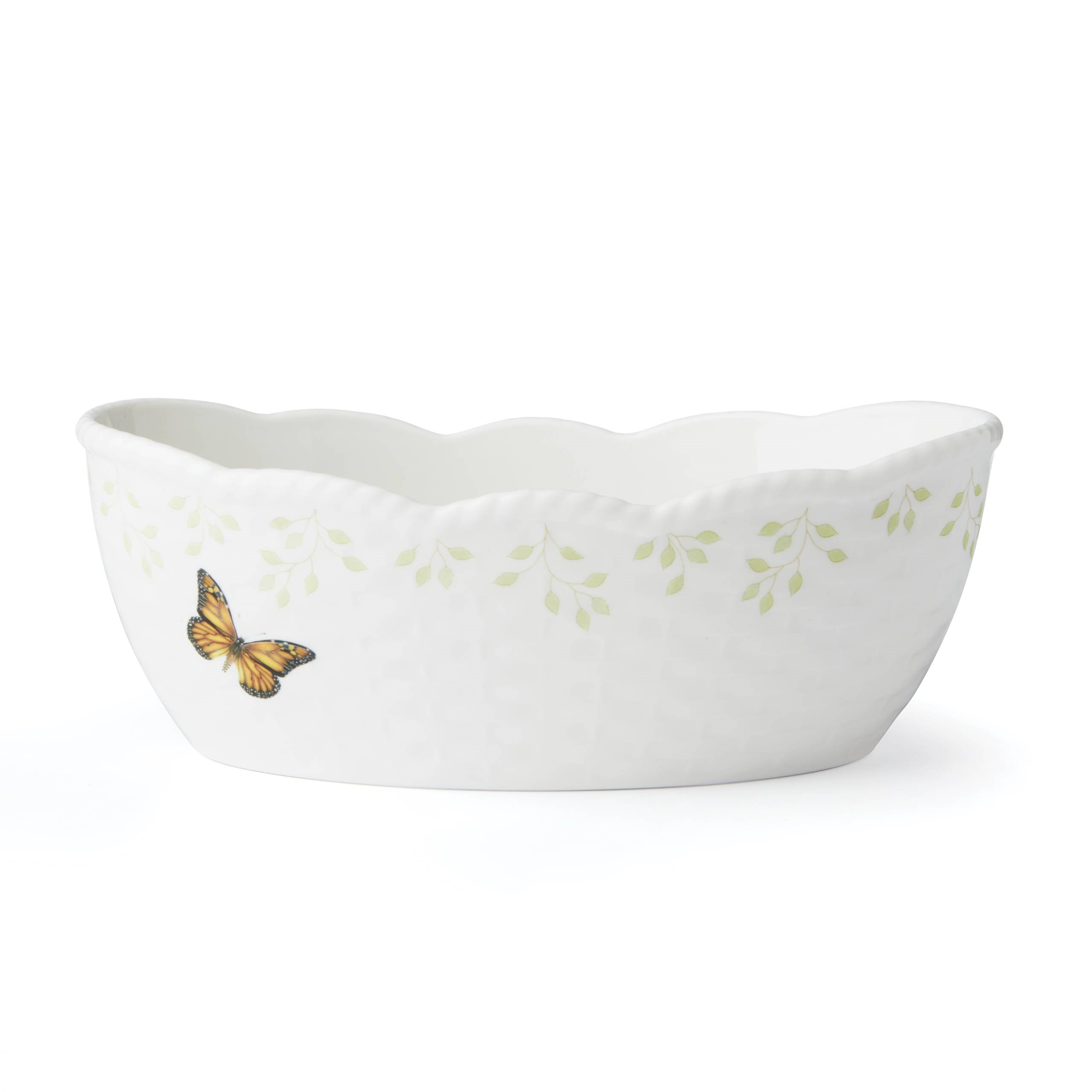 LENOX BUTTERFLY - OVAL EKMEK SEPETİ, 25,4 CM