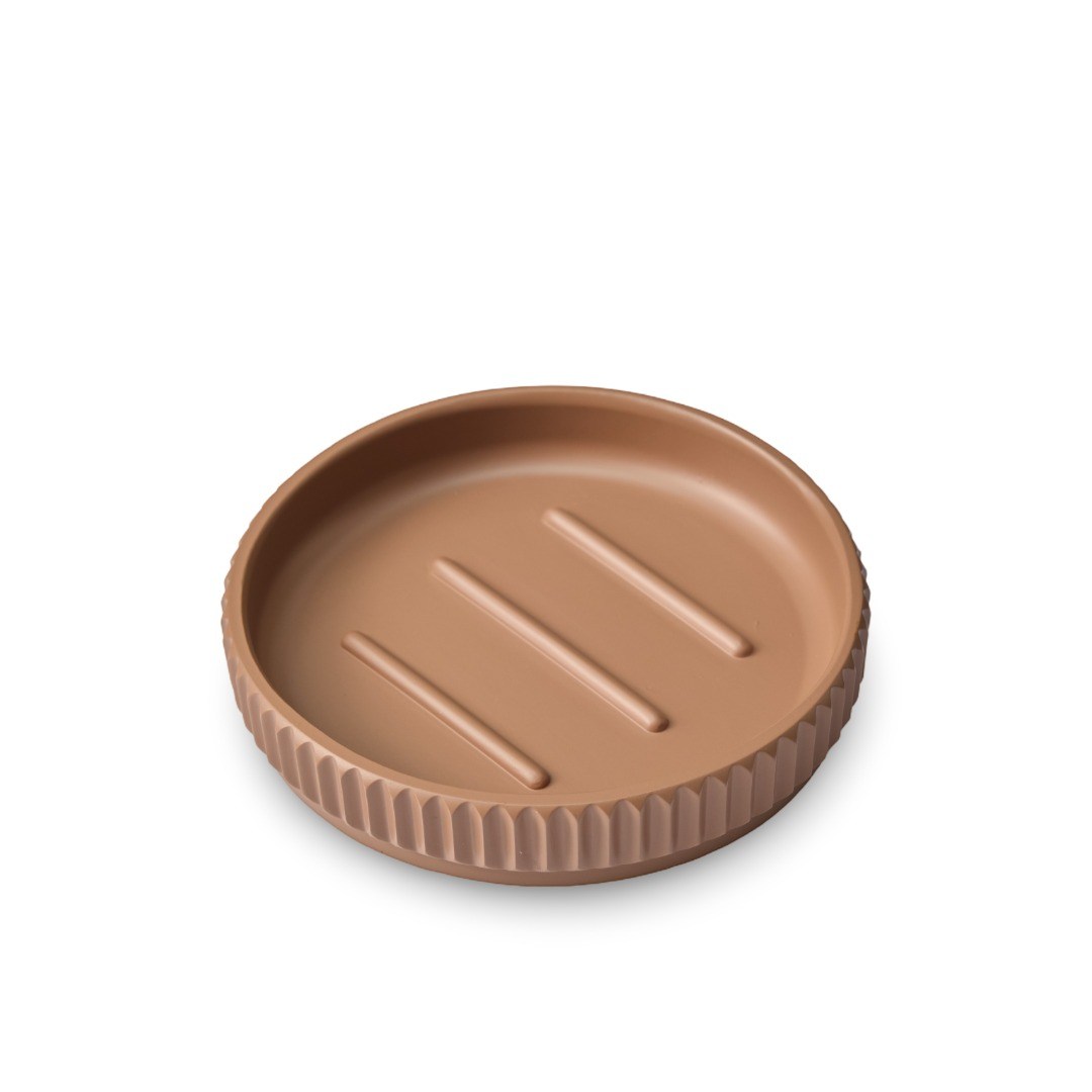 Lumi Kanallı Katı Sabunluk - Terracotta