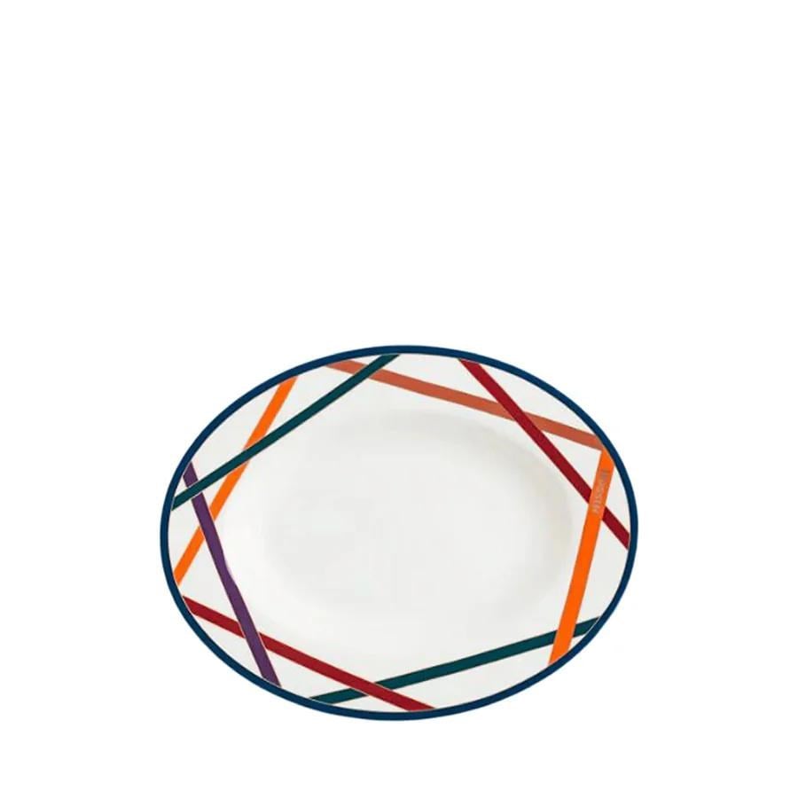 MISSONI NASTRI - OVAL SERVİS TABAGI, 23 CM